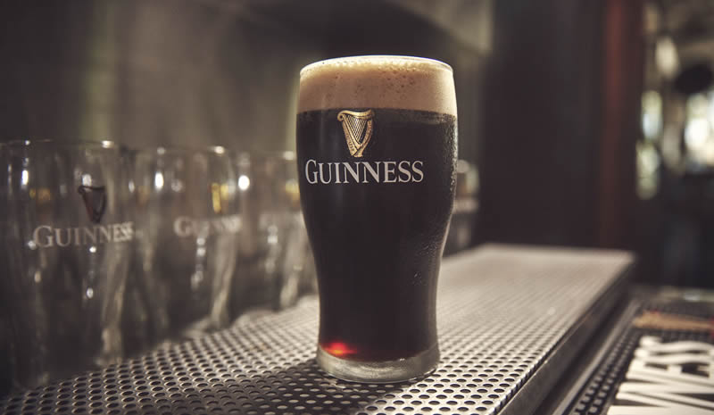 

Saint Patrick's Day and its relationship with Guinness beer.